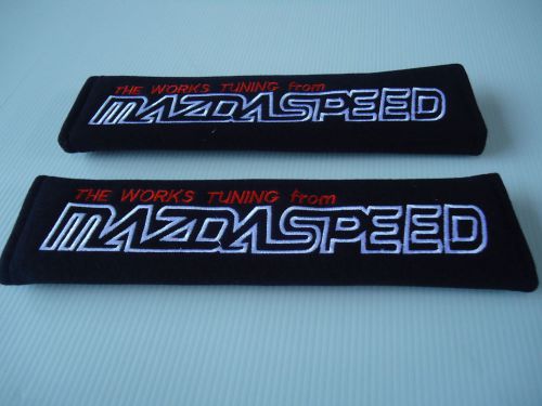 Mazdaspeed seat belt cover shoulder pads for mazda