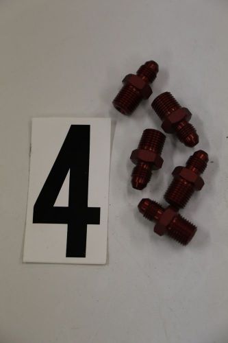 #4 an fittings ( straight x 1/4 npt )   all five