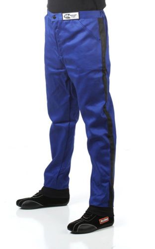 Racequip 112025 single layer lrg blue pants imca dirt track