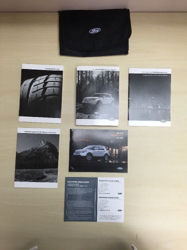 Ford explorer 2014 owners manual with case