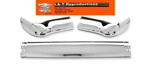 1955 chevy rear bumper chrome new belair hardtop sedan convertible 150 210