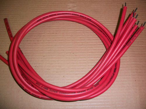 6 pieces 35&#034; long new msd ignition wire 8.5mm wires for coil or replace bad wire