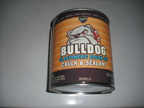 Rv - dyco bulldog -  brush on caulk &amp; sealant - quart can- great on metal &amp; more