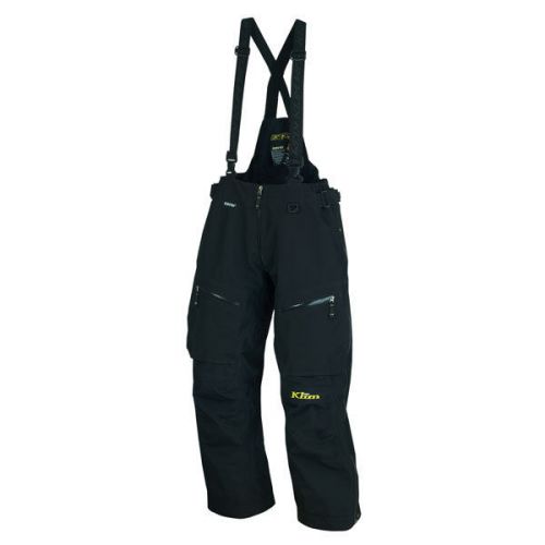 2014 klim men&#039;s extreme snowmobile bib gore-tex black small short