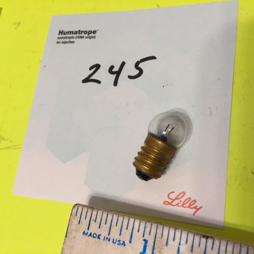 Ford; chrysler; gm; studebaker; old car light bulb,   pn 245.   item:  2977