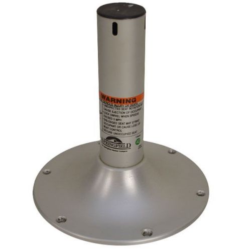 Springfield marine 139329 silver 11 inch aluminum boat seat pedestal