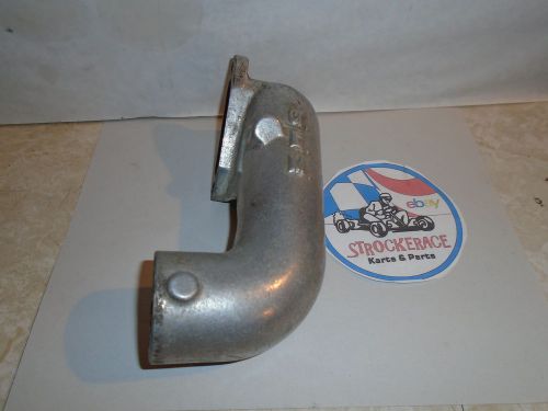 Vintage racing go kart gem west bend 610 820 180 deg exhaust manifold cart part