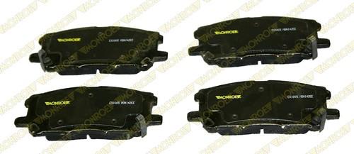 Monroe cx1005 brake pad or shoe, front-monroe ceramics brake pad