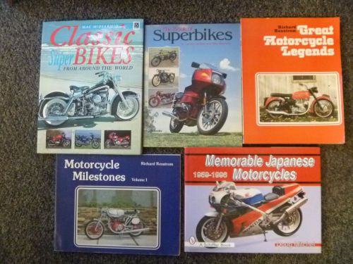 Classic superbikes motorcycle milestones legends 5 books renstrom japanese