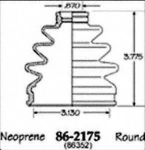 Empi 86-2175d cv boot kit