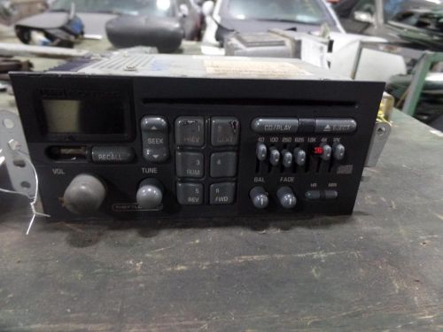 96 pontiac grand am audio stereo radio am fm cd player unit 16214552