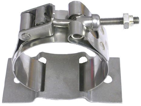 Kinsler mounting clamp bracket for mega monster mesh fuel filter,quick release