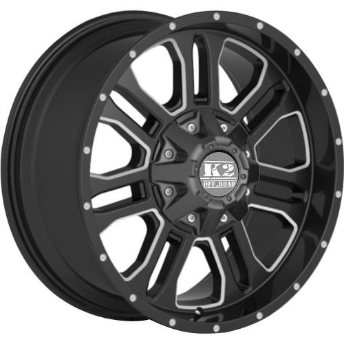 17x9 black k2 offroad thor 5x4.5 &amp; 5x5 -12 rims ct404 35x12.5x17 tires