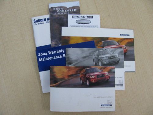 2004 subaru forester owner&#039;s manual