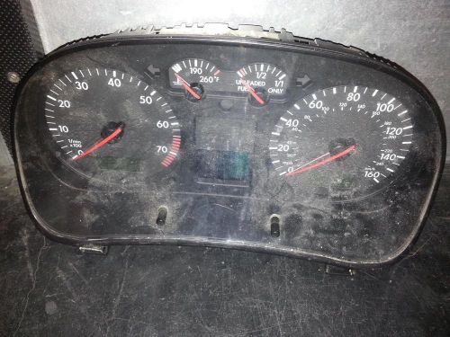 Volkswagen golf speedometer cluster; (cluster), htbk, w/o multifunction displa