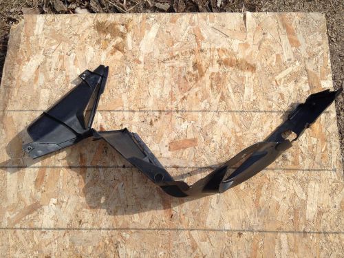 08 ski doo summit x xp 800 rh exhaust side fender belly pan plastic