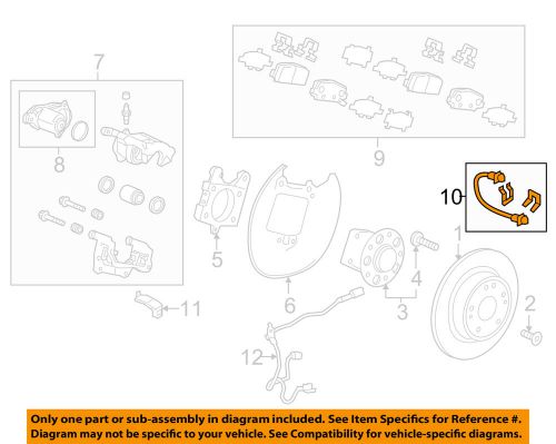 Honda 01466t7xa00 brake hydraulic line