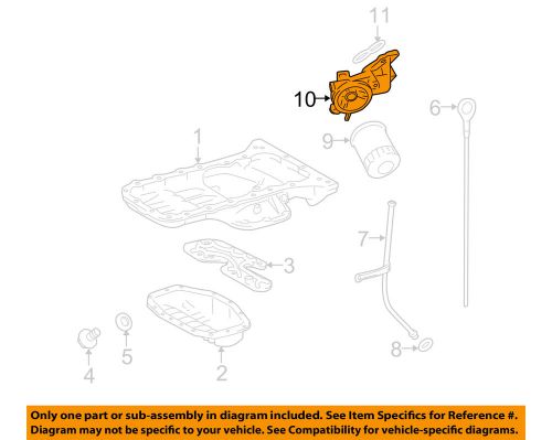 Lexus toyota oem 06-07 gs430 4.3l-v8 engine-oil filter housing 1560950140