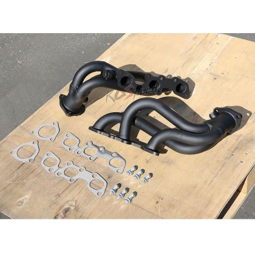 Z32 vg30de black coated steel header exhaust for 90-96 nissan 300zx fairlady z