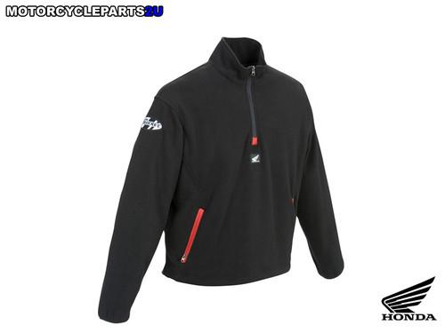 Honda racing fleece pullover black xs