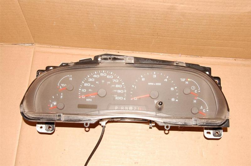 02 03 ford f-250 f-350 instrument gauge cluster