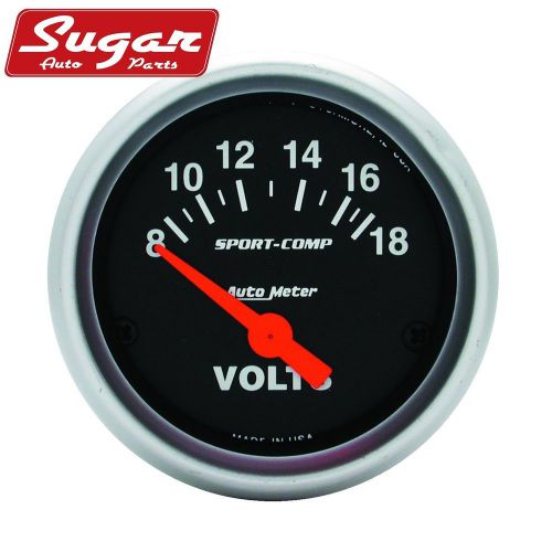 Auto meter 3391 sport-comp; electric voltmeter gauge