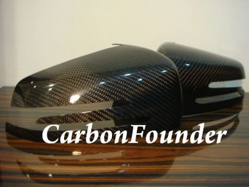 Mercedes w221 new s class s63 s65 amg added real carbon fiber mirror cover set