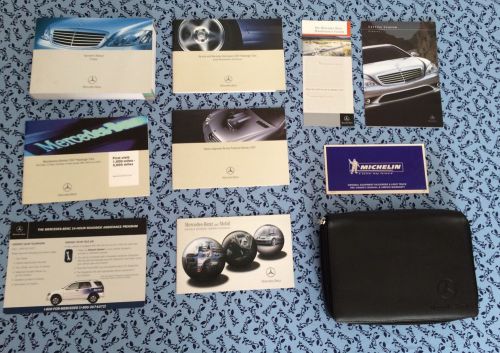 2007 mercedes s-class owners manual w/ comand oem set excellent! free shipping