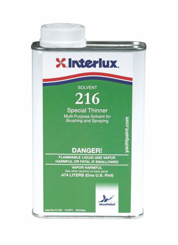 Interlux boat paint special thinner solvent 216 pint