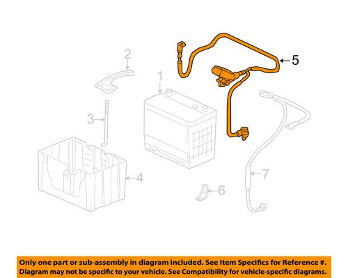 Honda oem 07-10 odyssey-battery cable 32410shja21