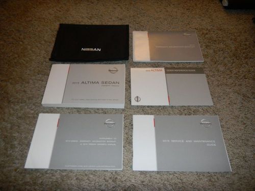 2015 nissan altima owners manual set with free shipping