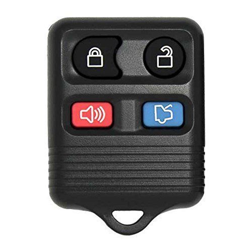 New keyless remote control alarm shell fob case clicker transmitter pad 4 button