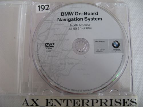 2004 2005 2006 bmw x5 3.0i 4.4i 4.8is navigation dvd # 669 map edition © 2009.1