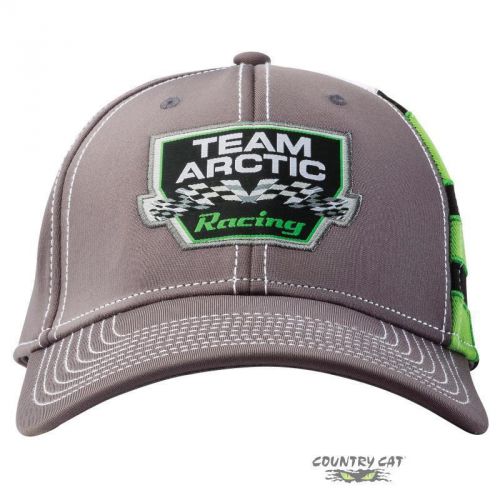 Arctic cat team arctic racing woven patch performance cap - gray - 5263-112