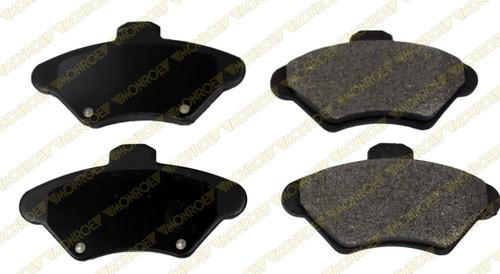 Monroe fx600 brake pad or shoe, front-monroe prosolution semi-metallic brake pad