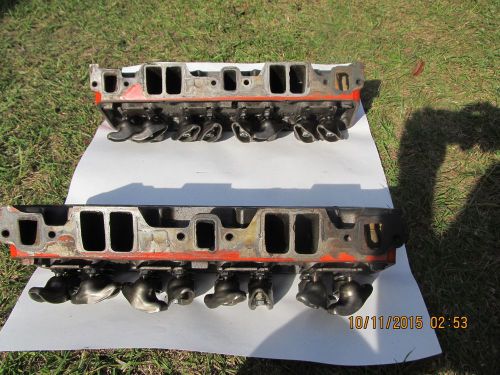 1966 sbc double hump heads set 3890462 corvette,chevelle,nova, f 2- 6 f 6-6 june