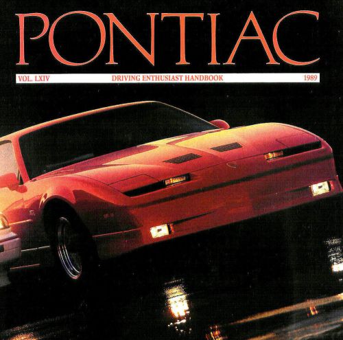 1989 pontiac brochure -trans am gta-firebird formula-grand prix-grand am-sunbird