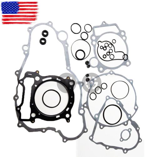 Complete engine rebuild gaskets seal o-ring kit set for yamaha yfz450 2004-2009