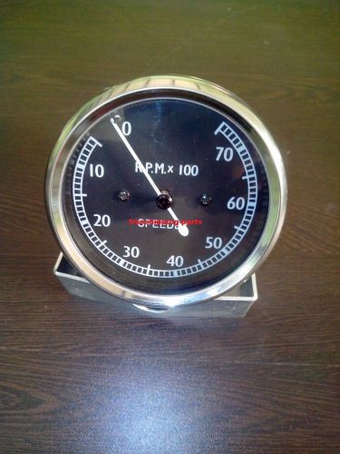 Anti clock wise tachometer 80 mm fitment m18x1.5 thread replica smiths