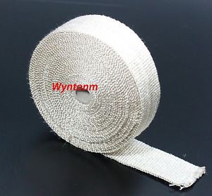 2&#034; x 36ft exhaust heat wrap turbo downpipe header manifold high temperature