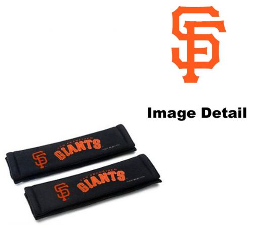 Seat belt shoulder pads car truck suv - pair - mlb - san francisco giants