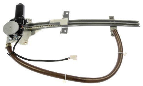 Power window regulator and motor assembly