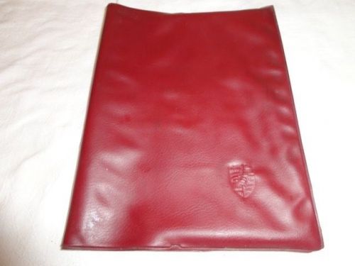 Porsche drivers manual cover marron swb lwb 911 912 1965, 1966, 1967, 1968-73