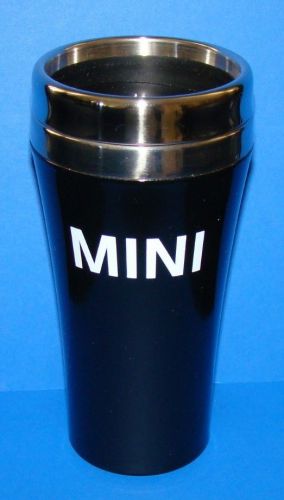 Mini cooper genuine oem - savor premium drinkware 7&#034; hot/cold mug/thermos new!