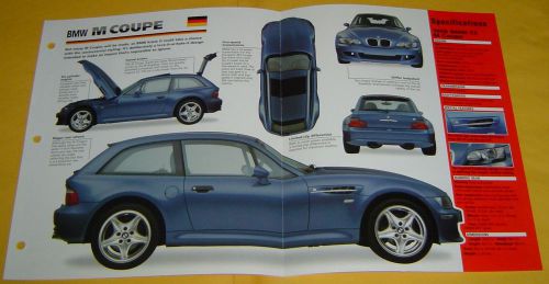 1998 bmw z3 m coupe 3152cc efi 6 cylinder 240 hp imp info/specs/photo 15x9