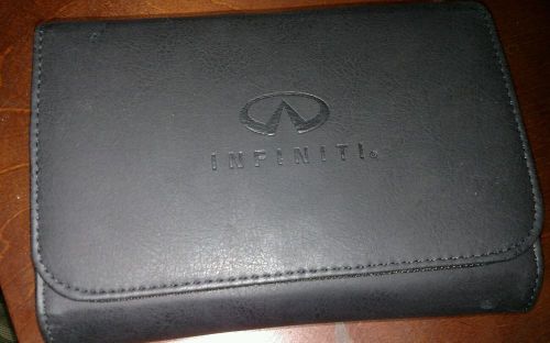 2014 infiniti qx70 suv owners manual set w/quick ref, case