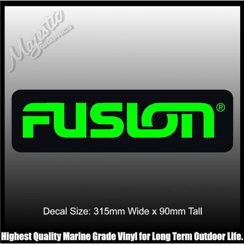 Fusion - decal - 315mm x 90mm x 2 - decal