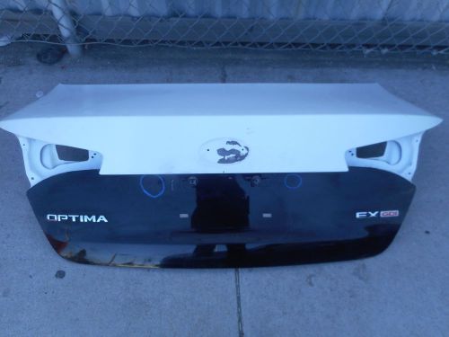 Kia optima trunk shell with panel license plate 2011 2012 2013 2014