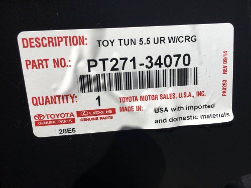 Oem factory new genuine toyota tundra pt271-34070 bed liner bedliner