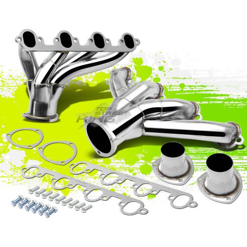 For 73-87 ford fe big block v8 steel alloy hugger manifold shorty header exhaust